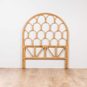 หัวเตียงหวายธรรมชาติตกแต่งผนัง ขายส่งอุปกรณ์ตกแต่งห้องนอน - Product Image 4