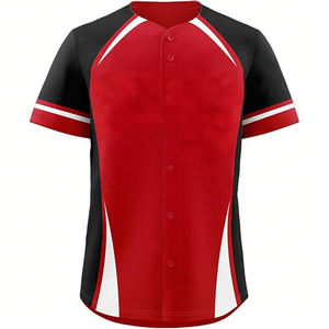 Maillot de baseball unisexe respirant personnalisable avec numéro, haute qualité, vente chaude - Product Image 5