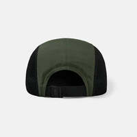 Casquette de camping personnalisable à 5 panneaux, casquette de trail running, casquette de sport d'extérieur en nylon maillé, légère, séchage rapide, multicolore