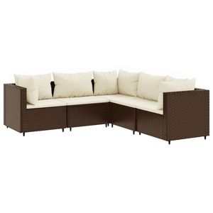 Conjunto de Muebles de Patio Color Marrón, Muebles de Exterior Cómodos para su Espacio de Ocio - Product Image 2