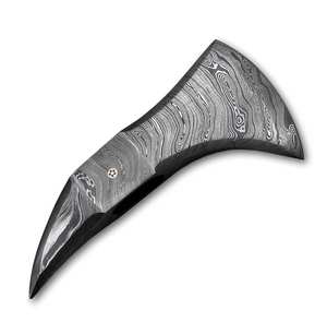 Hacha Vikinga de Acero de Damasco Hecha a Mano de Uso Industrial Pesado, Cabeza de Hacha en Blanco, Logotipo Personalizado OEM, Mango de Madera de Palisandro, para Acampada al Aire Libre 3 - Product Image 1