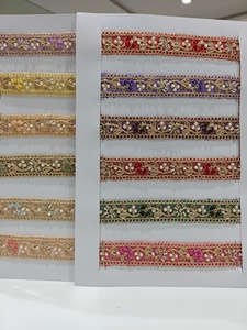Kaftan Abaya brodé exquis en dentelle, écologique, prix compétitif, vente en gros pour PDG, motifs floraux colorés - Product Image 5