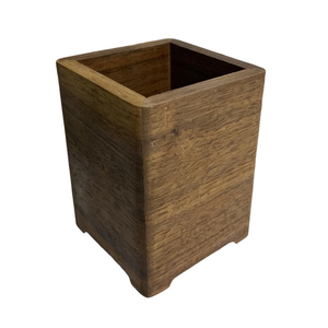 Wholesale Eco-friendly Custom Size Wooden Organizer Multi-purpose Office Desk Storage <b>Box</b> <b>Pen</b> Holder by Crescent Crafts - Product Image 3