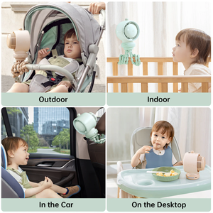 Ventilateur de poussette Jisulife Life2S 5000ma Marron - Product Image 4