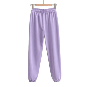 Unisex High-Waist Elastic Jogger Trousers Zipper Pocket Cotton Fleece Sweatpants Plus Size Hip Hop Style Cargo Breathable - Product Image 4