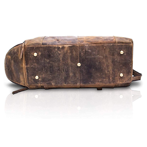 Sacs de voyage en cuir véritable de qualité supérieure fabriqués au Pakistan, sacs de week-end décontractés en cuir, sacs de voyage pour week-end - Product Image 1