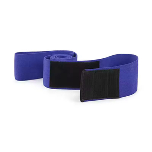 Soporte de Rodilla Unisex Azul y Blanco a Rayas, Transpirable, de Spandex y Poliéster, para Voleibol, Protección Elástica - Product Image 6