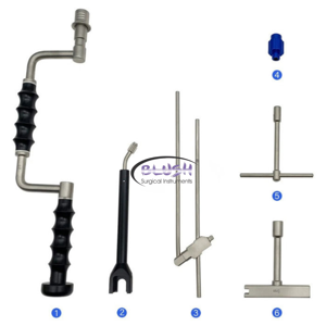 Fracture Orthopedic Fixation Surgery External Fixator Stainless Steel Instrument CE ISO Certified Class I by <b>Blush</b> Surgical - Product Image 2