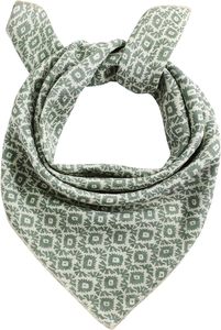 Pañuelo de Seda de Poliéster Cuadrado de Lujo de 90 x 90 cm con Patrón Geométrico Personalizable de Estrella Pentagonal para Mujeres Musulmanas, Primavera - Product Image 3