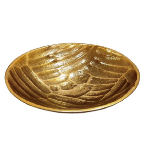 Bol de table moderne de luxe en métal doré poli, fabriqué à la main et exclusivement conçu, pour les fêtes et les mariages, qualité supérieure - Product Image 3