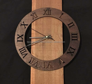 Antique Creation Wooden Art Deco <b>Wall</b> <b>Clock</b> with Silent Sweep Movement Customizable Color & Size - Product Image 5