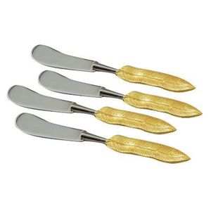 Couteau à beurre en ivoire traditionnel avec manche en argent vintage pour une décoration de table élégante et une utilisation professionnelle en restauration - Product Image 2