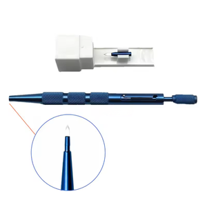 Bisturí de Zafiro de Aleación de Titanio para Implantes Capilares, 1mm, 60 Cuchillas, Soporte para Bisturí Quirúrgico, Instrumento Manual - Product Image 5