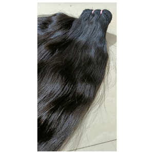 Premium Genius Weft 100% Natural Black Virgin Indian Hair Temple Sourced <b>Body</b> <b>Wave</b> and Kinky Straight Human Hair - Product Image 1