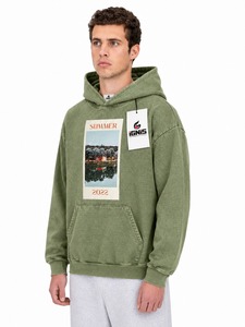 Oversized Acid Wash <b>Hoodie</b> <b>for</b> <b>Men</b> Vintage Washed Hooded Sweatshirt Comfortable Casual Fashion Pullover with Oem Service - Product Image 5