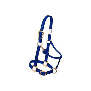 Cabestro de nailon rosa para caballo con diseño estampado y herrajes metálicos para uso ecuestre - Product Image 6