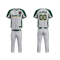 Tenue de baseball pour équipe la plus vendue, uniforme de sport personnalisé de haute qualité, uniforme de baseball pour hommes, impression de logo personnalisée