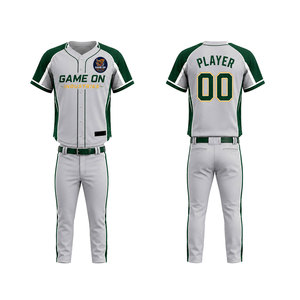 Uniforme de Béisbol para Equipos, Ropa Deportiva Personalizada de Alta Calidad, Uniforme de Béisbol para Hombre Más Vendido, Logotipo Personalizado - Product Image 1