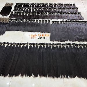 Vente en gros 100% Cuticules brutes alignées Vierge Os de cheveux humains droit Double tirage 10A 12A 15A Vendeurs de paquets de cheveux bruts vietnamiens - Product Image 5