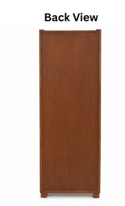 Solid Wood Tall <b>Dressing</b> <b>Table</b> | Standing Mirror Cabinet Vanity with 2 Drawers | Wholesale Bedroom Furniture - Product Image 5