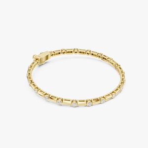 Bracelet en diamant élégant et écologique, cadeau pour femmes, bijoux spéciaux pour anniversaire de mariage, disponible à un prix raisonnable - Product Image 3