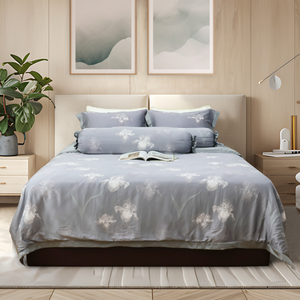 High-End 250TC Luxury Plain Cotton <b>White</b> Hotel Flat Sheet <b>Bed</b> Linen Bedding Set - Product Image 6