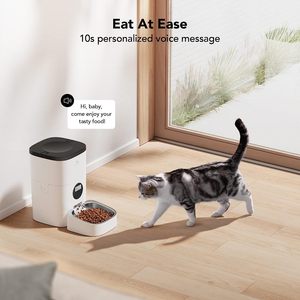 Comedero programable para gatos PETLIBRO con horario de alimentación personalizado, dispensador automático de comida y grabadora de voz interactiva - Product Image 4