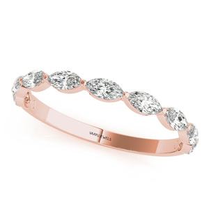Anillo de Lujo con Diamante Cultivado en Laboratorio con Corte Marquesa Moderno |   Joyería Fina para Mujer Disponible en Oro de 10K, 14K y 18K, Plata 925 y 935 - Product Image 4