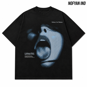 Camiseta de Hombre con Estampado de Astronauta en Degradado, Sublimación Personalizada, Fabricante OEM ODM, 100% Algodón, Talla Grande, Venta al Por Mayor - Product Image 1