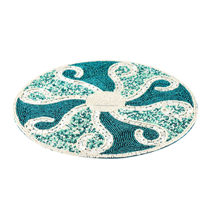 Factory Wholesale Beaded Glass Place Mats Decorative <b>Table</b> Mats for Kitchen Designer Farmhouse Style Best Price - Product Image 2