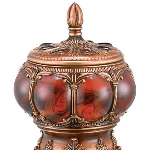 Portagioie Decorativo in Stile Vittoriano, Alto 29 cm, in Poliresina, Elegante Soluzione di Conservazione per i Tuoi Preziosi Oggetti - Product Image 4