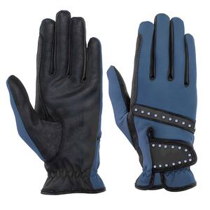 Gants d'équitation pleine main de qualité supérieure, coupe-vent, en cuir, pour l'équitation hivernale, compatibles écran tactile - Product Image 1