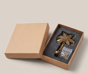 Handcrafted Brass Palm Tree <b>Hook</b> Vintage Design Wall Mount Single <b>Hook</b> Metal Decorative <b>Hook</b> For Clothing Storage - Product Image 4