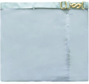 Badges en tissu personnalisés à coudre, couleur unie, rectangulaires, en similicuir brodé, style simple pour application sur vêtements, bleu - Product Image 5