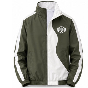 High Quality Waterproof Windbreaker <b>Jacket</b> for <b>Men</b> Lightweight Outdoor <b>Running</b> Fitness Casual Streetwear OEM ODM - Product Image 1