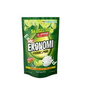 Best Price Ekonomi Dishwashing Detergent Power <b>Liquid</b> Lime Scent 780ml - Product Image 2