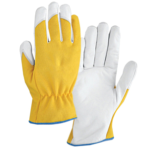 Contrast Color Highly Protective Mechanic Work Wear Safety Assembly <b>Gloves</b> Private Label Acceptable Interlock <b>Glove</b> For Unisex - Product Image 6