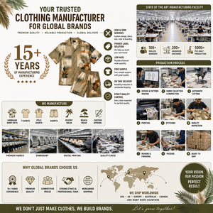 Factory Direct Premium Leisure Wear <b>Set</b> Custom Private Label Summer Clothing OEM ODM Apparel Manufacturer - Product Image 6