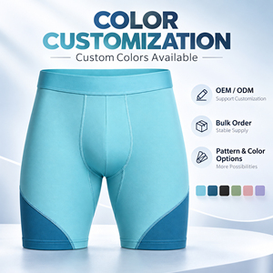 <b>Men</b>’s Light Blue Compression <b>Shorts</b> Breathable 4-Way Stretch Training Tights Gym Running Workout Athletic <b>Base</b> <b>Layer</b> OEM - Product Image 3