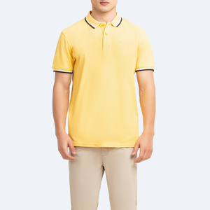 Custom High-Quality Pique Quick-Dry Polo <b>Shirt</b> <b>Men</b> Summer <b>Yellow</b> Polo Short-Sleeve <b>Men's</b> T <b>Shirt</b> Casual Cotton Polo <b>Shirt</b> - Product Image 3