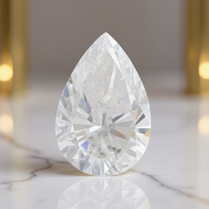 Diamant en forme de poire cultivé en laboratoire certifié IGI, 10 carats, qualité VVS2, diamant non monté - Product Image 3