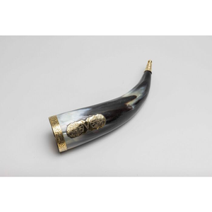Corne à boire viking écologique, faite à la main, sans danger pour les aliments, avec support, en corne de buffle, forme naturelle et taille personnalisée, prix abordable - Product Image 4