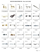 Loquet magnétique en plastique pour porte d'armoire simple avec emballage personnalisable