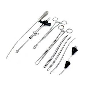 Ensemble d'instruments chirurgicaux génériques pour utérus, 8 pièces, gen cohen, pour chirurgie gynécologique, qualité hospitalière, en acier inoxydable - Product Image 3