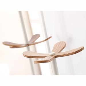 Porte-manteau en bois moderne et contemporain pour la maison et les chambres d'hôtel Vestiaires Salons - Product Image 4