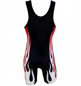 Combinaison de lutte personnalisée pour hommes, tenue de sport décontractée avec technique de lavage, combinaisons de lutte sublimées en gros - Product Image 1