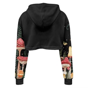 Sudaderas cortas sublimadas para mujer, de alta demanda y tendencia, de secado rápido, con el mejor material. Sudaderas cortas sublimadas para mujer. - Product Image 5