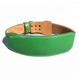 Ceinture de musculation réglable en cuir avec logo personnalisé RC Fitness, 10 mm d'épaisseur, respirante, imperméable, protection avancée, soutien dorsal - Product Image 2