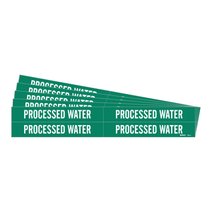 Marqueur de tuyauterie Brady pour l'identification des conduites industrielles intérieures et extérieures - Product Image 1