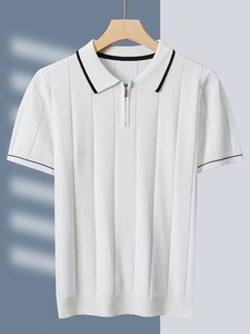 เสื้อเชิ้ตแขนสั้นผู้ชายแบบสั่งทำพิเศษ ผ้าริบเนื้อนุ่ม ระบายอากาศได้ดี น้ำหนักเบา เป็นมิตรกับสิ่งแวดล้อม ผลิตจากโพลีเอสเตอร์/คอตตอน ODM แฟชั่นลำลองสำหรับฤดูร้อน - Product Image 2